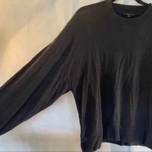 J.Crew Black Batwing Super Soft Sweater